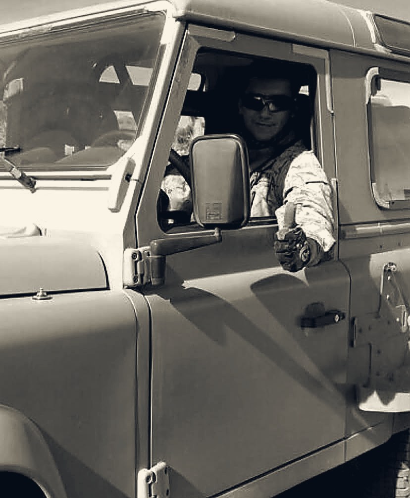 Diego Espinoza en el Ejército de Chile, unidad de Material de Guerra